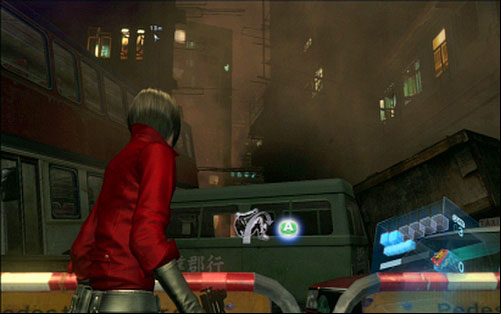 Keep going forwards until you reach a car barricade - Chapter 3 - City Streets | Adas campaign - Adas campaign - Resident Evil 6 Game Guide