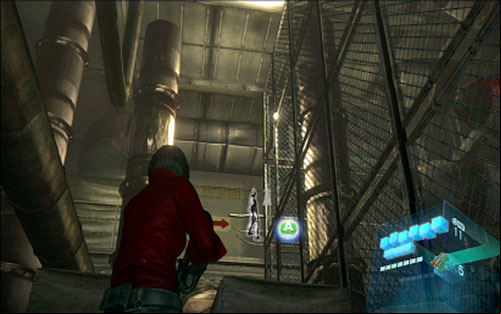 Once they are dead, go forwards, use the zipline to get up and open another hatch - Chapter 4 - Searchlights | Adas campaign - Adas campaign - Resident Evil 6 Game Guide