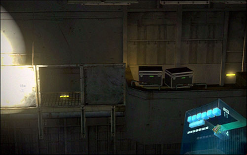 At the beginning quickly run to the left, jumping over obstacles and crawl under one of the covers - Chapter 4 - Searchlights | Adas campaign - Adas campaign - Resident Evil 6 Game Guide