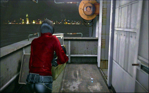 After the animation turn around, run down the stairs and kill the enemy at the end of the corridor - Chapter 4 - Escaping The Mutant | Adas campaign - Adas campaign - Resident Evil 6 Game Guide