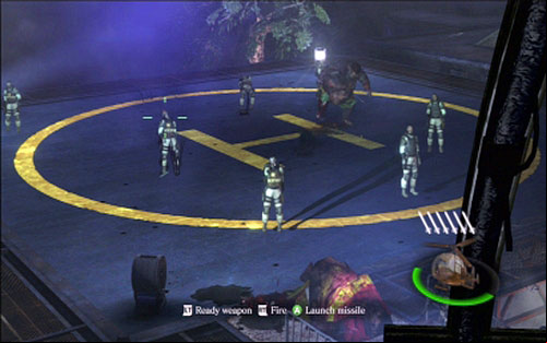 When you get to the third rooftop, just eliminate all enemies and wait until your character lands - Chapter 5 - The Helicopter Flight | Adas campaign - Adas campaign - Resident Evil 6 Game Guide