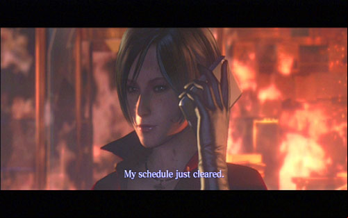 After the longer animation, keep moving forwards, thus ending the last campaign - Chapter 5 - The Final Fight | Adas campaign - Adas campaign - Resident Evil 6 Game Guide
