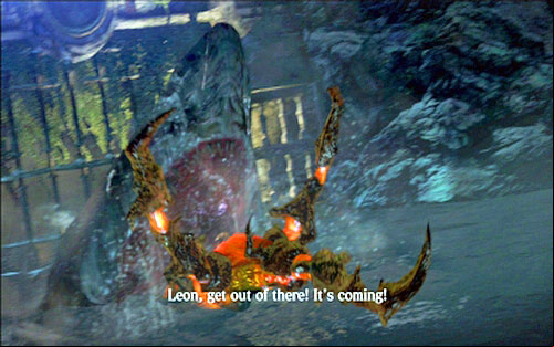 In the meantime Helena should walk on the ground and shoot the beast from time to time - Chapter III | Emblems - Leon - Emblems - Leon - Resident Evil 6 Game Guide