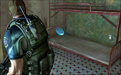 Youll find the bed with the second emblem on it - Chapter III | Emblems - Chris - Emblems - Chris - Resident Evil 6 Game Guide