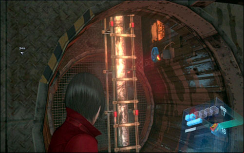 There is a ladder left from him - Chapter I | Emblems - Ada Wong - Emblems - Ada Wong - Resident Evil 6 Game Guide