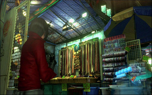 Get rid of all enemies and then carefully examine booths on the left - Chapter III | Emblems - Ada Wong - Emblems - Ada Wong - Resident Evil 6 Game Guide