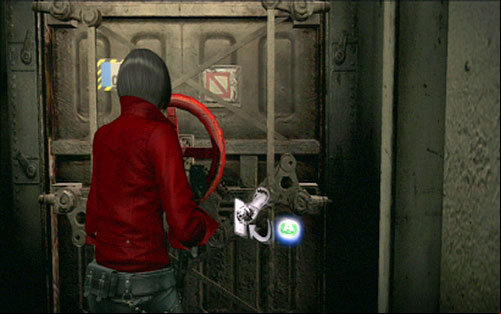 While escaping the mutated beast, youll reach a hatch with the red handwheel - Chapter IV | Emblems - Ada Wong - Emblems - Ada Wong - Resident Evil 6 Game Guide