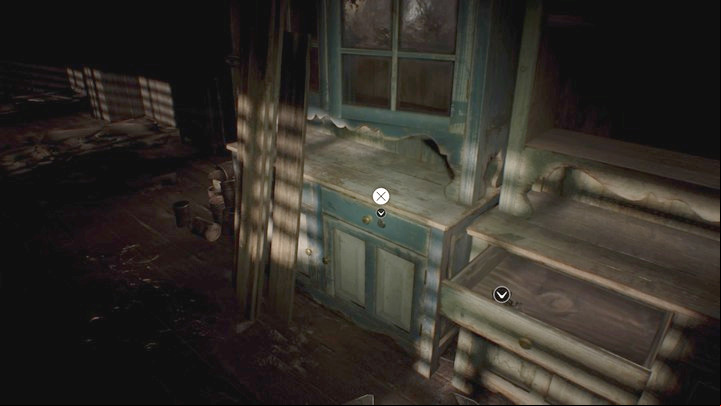 The drawer in the kitchen. - Resident Evil 7: Guest House - Secrets, Maps - Secrets and Maps - Resident Evil 7 Guide, Walkthrough