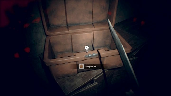 The coin will be hidden inside of this chest. - Resident Evil 7: Wrecked Ship Map - Secrets - Secrets and Maps - Resident Evil 7 Guide, Walkthrough