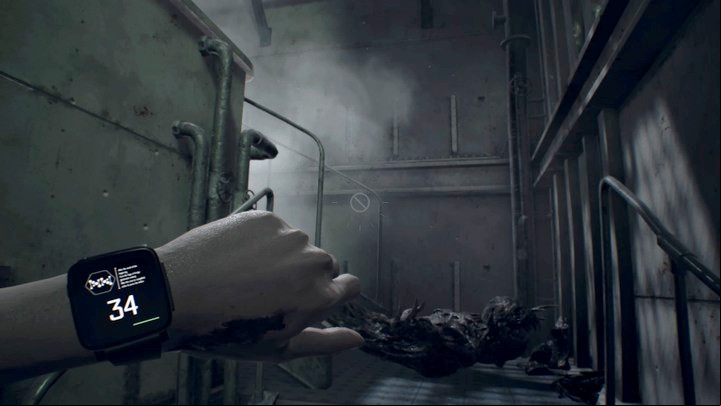 You can lay some explosives to eliminate approaching mutants - just dont forget to detonate them in the right moment - Resident Evil 7: Wrecked Ship walktrough - Resident Evil VII Walkthrough - Resident Evil 7 Guide, Walkthrough