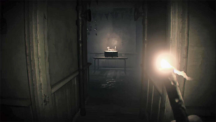 Enter the cake room for the first time - Resident Evil 7: Out Before Dessert - Trophy/Achievement Guide - Trophy Guide / Achievement Guide - Resident Evil 7 Guide, Walkthrough