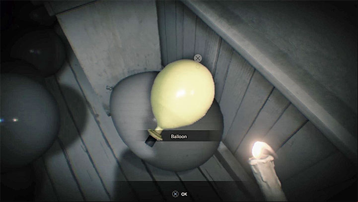 Step 9) Go right and use the lit candle on the rope to open the door - Resident Evil 7: Out Before Dessert - Trophy/Achievement Guide - Trophy Guide / Achievement Guide - Resident Evil 7 Guide, Walkthrough
