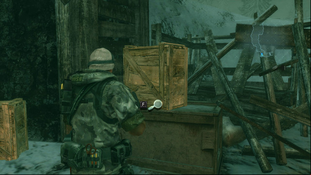 Before you get inside, destroy wooden crates with knife and pick up ammo and green herb - Double Mystery - part I - Episode 2 - Resident Evil: Revelations - Game Guide and Walkthrough