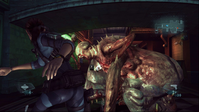 A good idea for saving ammo, is to kick the beast when its stunned by the explosion - Ghosts of Veltro - part II - Episode 3 - Resident Evil: Revelations - Game Guide and Walkthrough