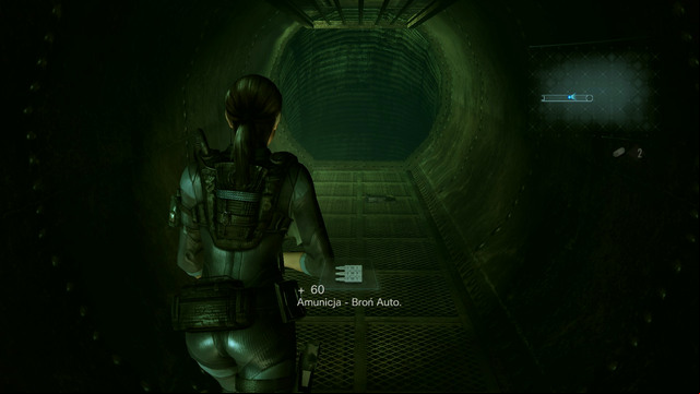 When the grating is done, move forward and pick up items - Cat and Mouse - part II - Episode 6 - Resident Evil: Revelations - Game Guide and Walkthrough