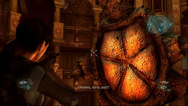 If you cant make it, youll be hit very strongly, so make sure that you have enough ammo before you enter the elevator - Cat and Mouse - part II - Episode 6 - Resident Evil: Revelations - Game Guide and Walkthrough