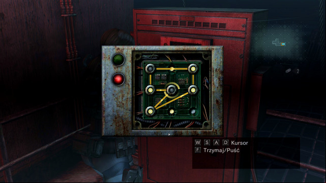 Now you can place a circle from the middle of the bottom edge in the middle of the left edge - Cat and Mouse - part II - Episode 6 - Resident Evil: Revelations - Game Guide and Walkthrough