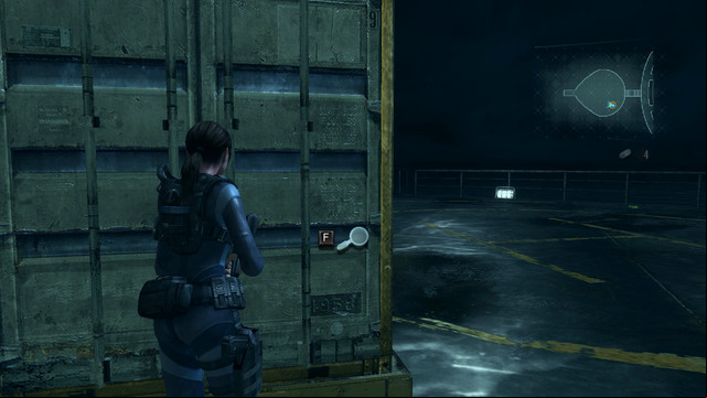 When the area is cleared, open the container on left - The Regia Solis - part I - Episode 7 - Resident Evil: Revelations - Game Guide and Walkthrough