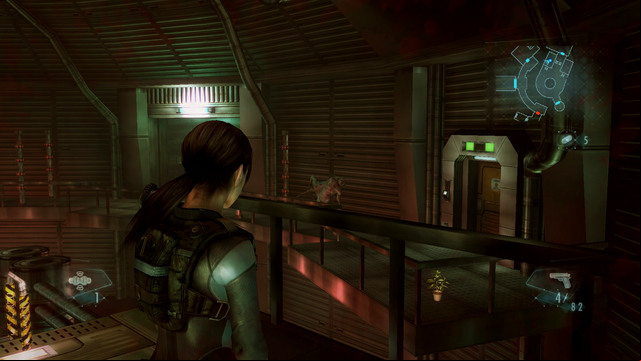 When short cut scene ends, group of enemies start attacking you - No Exit - part II - Episode 9 - Resident Evil: Revelations - Game Guide and Walkthrough