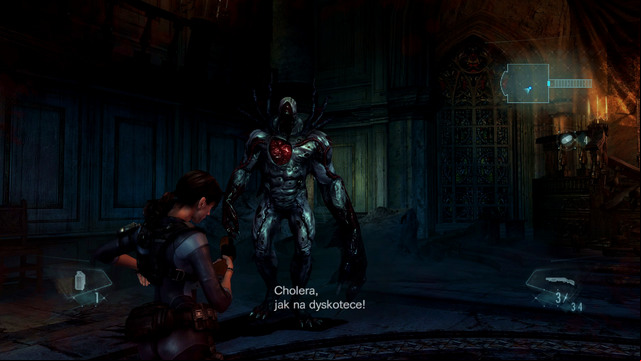 This whole stage is a fight with mutated chef of Veltro - The Queen is Dead - part II - Episode 12 - Resident Evil: Revelations - Game Guide and Walkthrough