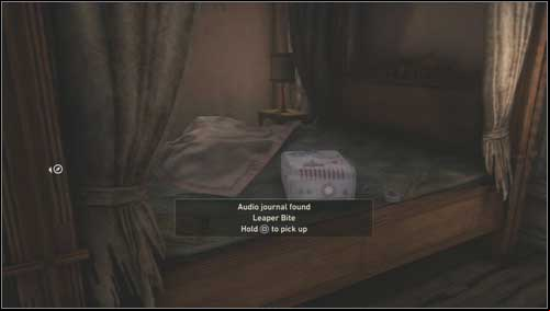 In the building where you meet Dean for the first time go upstairs and search the room - Journals Haven, OK - Journals - Resistance 3 - Game Guide and Walkthrough