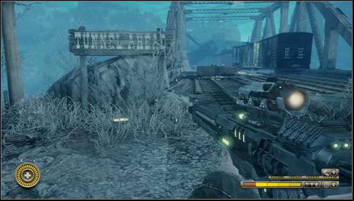 Before you enter the bridge where you'll fight the dropship, look at the wooden sign on the left - Journals Mt. Pleasant, PA - Journals - Resistance 3 - Game Guide and Walkthrough