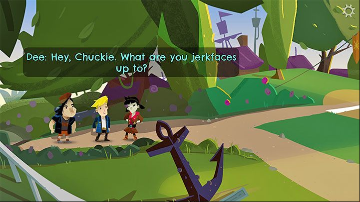 You can now go right and choose the next location that was not available before - Return to Monkey Island: Prelude - walkthrough - Prelude - An Unexpected Story Begins - Return to Monkey Island Walkthrough