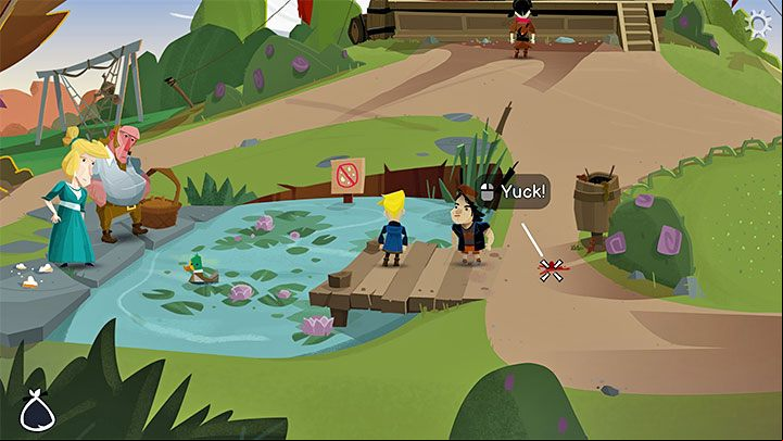 Find a Red Glob next to the trash bin - click on it and select the option to add it to your inventory - Return to Monkey Island: Prelude - walkthrough - Prelude - An Unexpected Story Begins - Return to Monkey Island Walkthrough