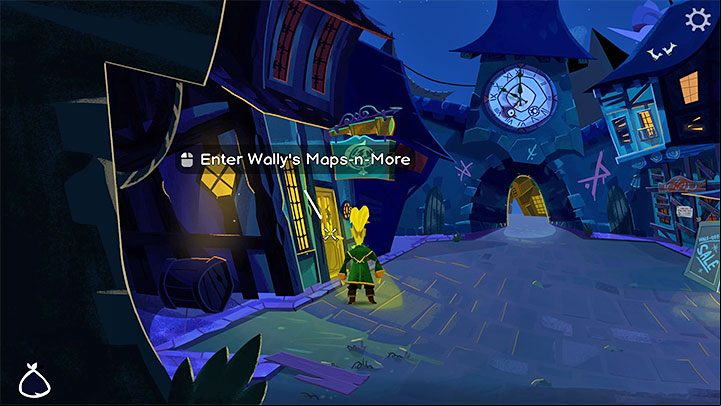 Take the path to Low Street - Return to Monkey Island: Get a mop - walkthrough - Part 1 - A Friendly Place - Return to Monkey Island Walkthrough
