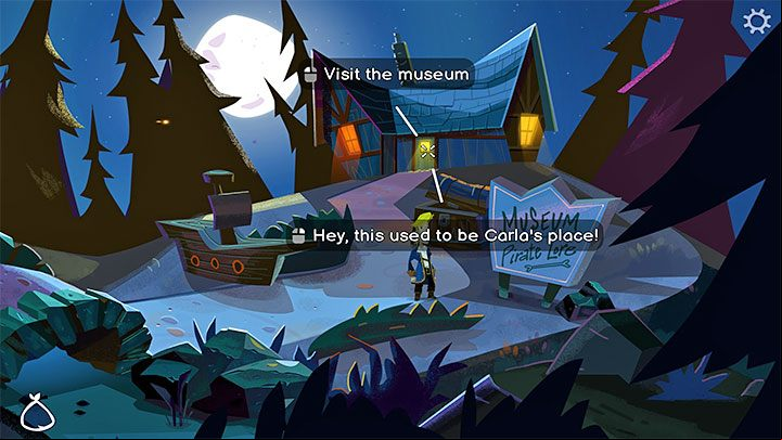 Ignore the forest and go right - Return to Monkey Island: Get a disguise - walkthrough - Part 1 - A Friendly Place - Return to Monkey Island Walkthrough