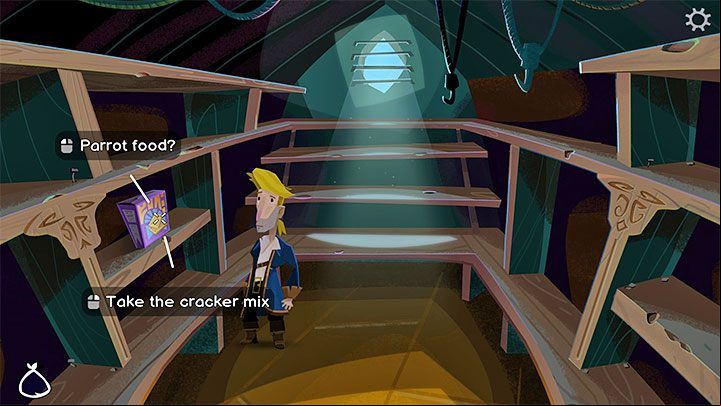 Examine the Storeroom using the age in the museum - Return to Monkey Island: Get a disguise - walkthrough - Part 1 - A Friendly Place - Return to Monkey Island Walkthrough