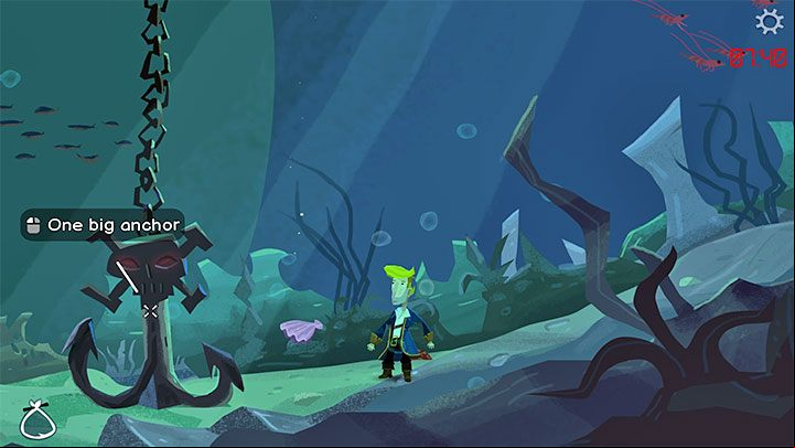 Keep going left until you reach One Big Anchor - Return to Monkey Island: Learn LeChucks secrets - walkthrough - Part 3 - Return to Monkey Island - Return to Monkey Island Walkthrough