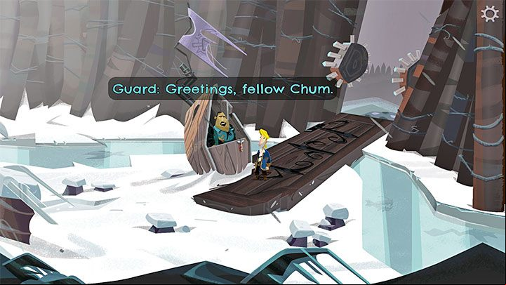 You have to find all the of the Chums and get tips from everyone - Return to Monkey Island: Bella Fishers Golden Key - walkthrough, solution - Part 4 - Things Get Complicated - Return to Monkey Island Walkthrough