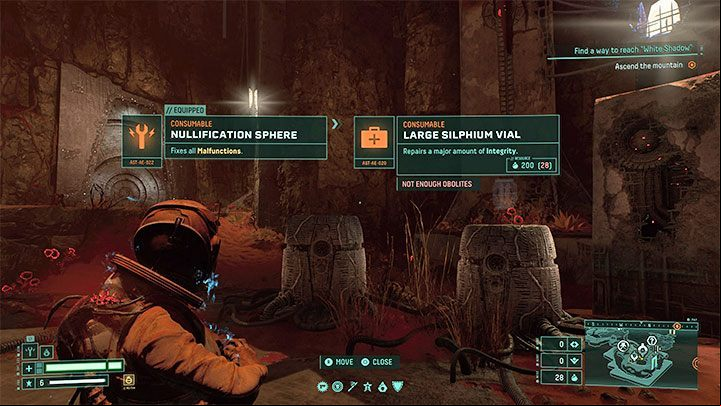 2) Buying first aid kits - Basically, these are consumables which allow us to recover the spacesuit's lost energy - Return: Death - how to die less? - Combat - Returnal Guide