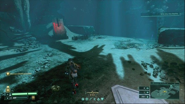 The Abyssal Scar is the sixth and final biome on the planet Atropos in the game Returnal - Return: Abyssal Scar - biome - Biomes - Returnal Guide