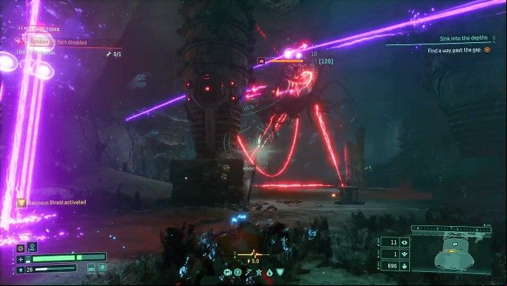 A very difficult opponent is the distorted creature which you will have to face about halfway to the final boss of the game Returnal - Return: Abyssal Scar - biome - Biomes - Returnal Guide