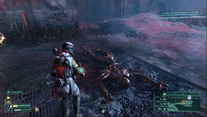 During the age of one of the main stages of the story, you will find yourself in an area of Crimson Gateway - Returnal: Melee weapons, hand-to-hand combat – how to unlock? - FAQ - Returnal - game guide
