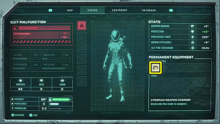 Atropian Weapon Charger has two important features - Returnal: Alternate attack - how to unlock? - FAQ - Returnal - game guide