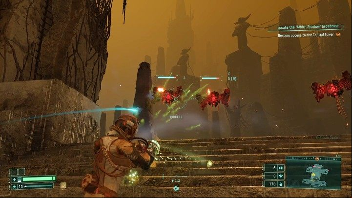 In the Derelict Citadel, you will meet new types of enemies - Automatons, and various robots, which at first may cause you a little trouble, but over time you will learn their attacks and intuitively will avoid them - Returnal: Derelict Citadel - biom - Biomes - Returnal Guide