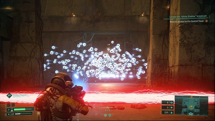 In the Derelict Citadel, you will also encounter levitating glowing spheres resistant to damage and have several different skills - Returnal: Derelict Citadel - biom - Biomes - Returnal Guide
