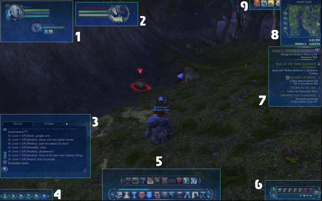 RIFT's interface is typical for that kind of games - Interface - RIFT - A beginners guide - Game Guide and Walkthrough