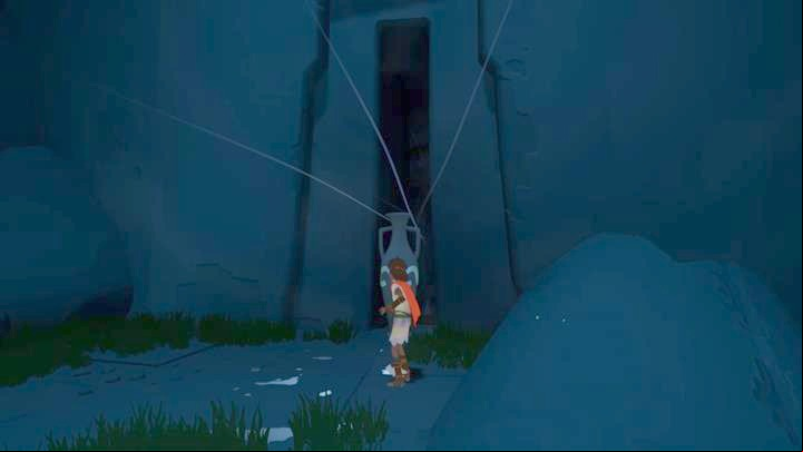 Find out which of the narrow ages the wind blows into and head deeper into the building. - Way to the tower | Chapter 1 - Walkthrough - Chapter 1 - Rime Game Guide