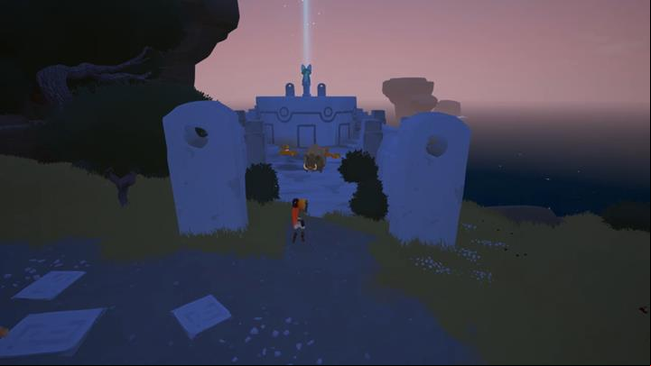 Pick the fruit and take it to the boar to unblock the age. - Activation of the four figurines | Chapter 1 - Walkthrough - Chapter 1 - Rime Game Guide