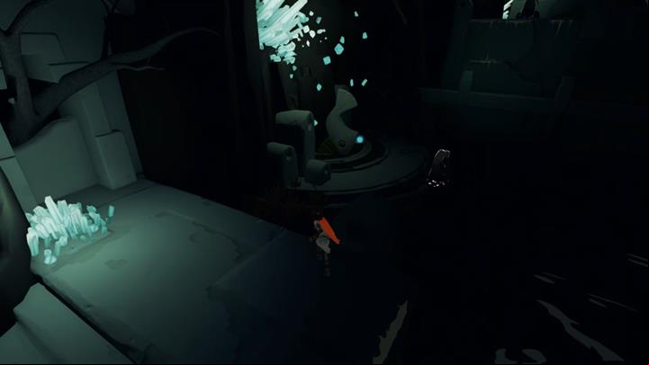Lure the shadow closer in order for it to move away from the sphere - Phantom Cave | Chapter 3 - Walkthrough - Chapter 3 - Rime Game Guide