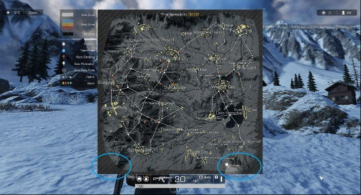 The picture above has places where you can cause an avalanche - How to trigger an avalanche in Ring of Elysium? - FAQ - Ring of Elysium Guide and Tips