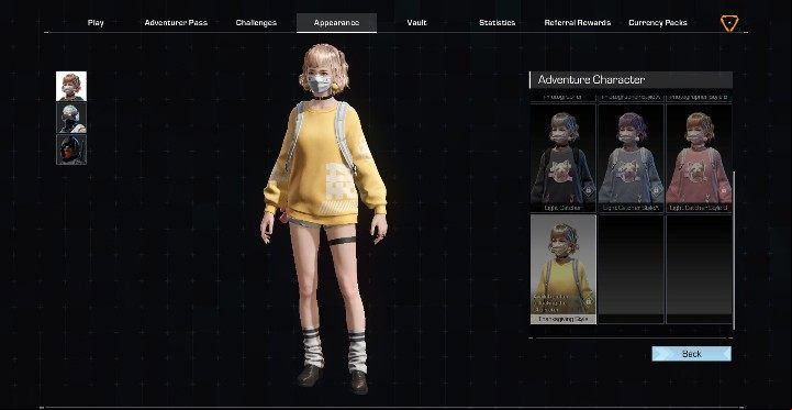 Lynn has 7 outfits - Adventure characters in Ring of Elysium - Characters - Ring of Elysium Guide and Tips