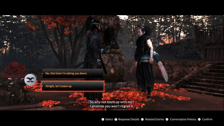 For the purpose of the quest, you need to go to Yoshida-Shinden and meet with a suspicious man - Rise of the Ronin: Kill or spare Gonzo? - Choices - Rise of the Ronin Guide