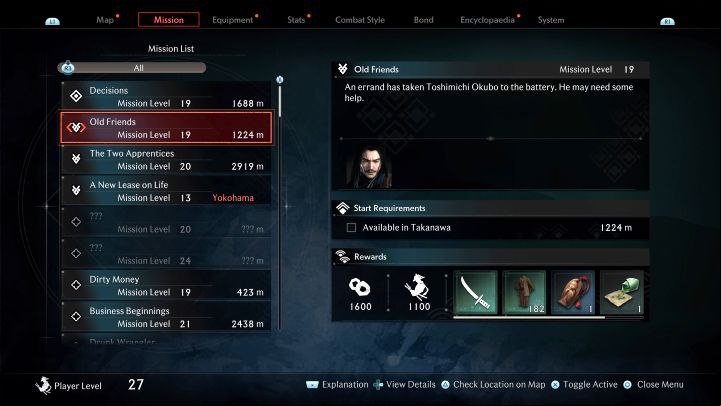 How to unlock: Completed all Bond Missions - Rise of the Ronin: All Trophies, Achievements, trophy guide - Appendix - Rise of the Ronin Guide
