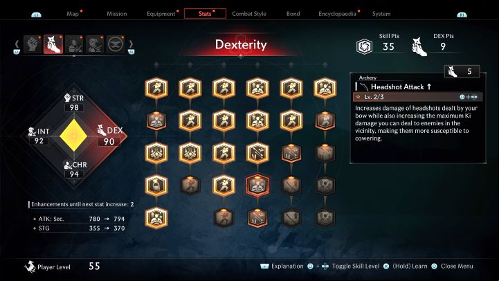 This one of several skills related to bow usage - Rise of the Ronin: Best skills - Basics - Rise of the Ronin Guide