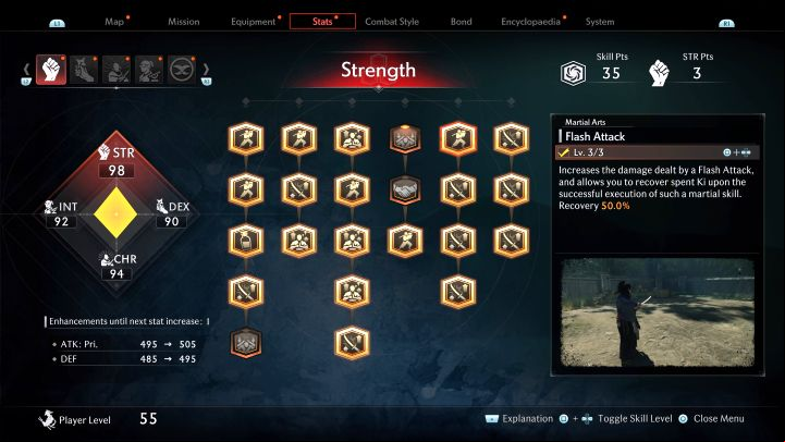 Each level of this skill increases the damage from fast attacks - Rise of the Ronin: Best skills - Basics - Rise of the Ronin Guide